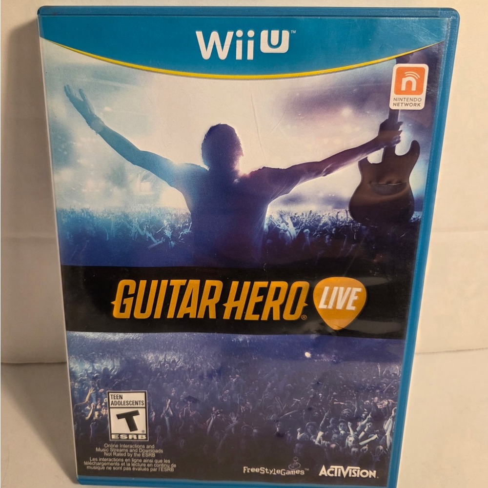 Wii U Guitar Hero Live Game And Manual Untested